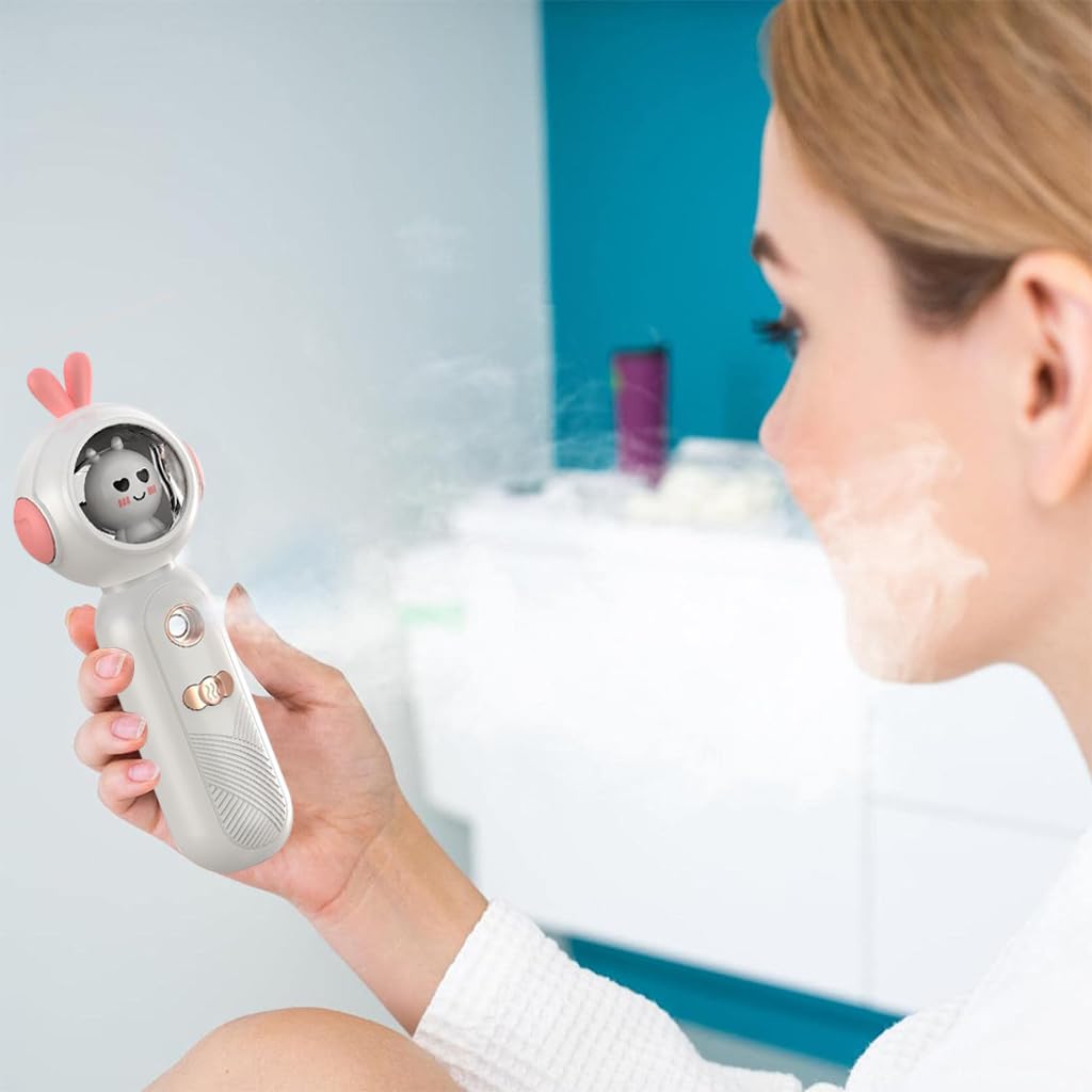 MAYCREATE Face Mist Sprayer Nano Portable Face Steamer Mini Nano Face Mist Face Mister Skin Moisturizing Facial Sprayer - USB Rechargeable, Night Light Design MAYCREATE Face Mist Sprayer Nano Portable Face Steamer Mini Nano Face Mist Face Mister Skin Moisturizing Facial Sprayer - USB Rechargeable, Night Light Design